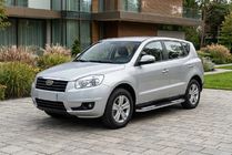 Geely Emgrand X7 2011– Sidetrin Tayga V2 (2 stk., aluminium) foto 1