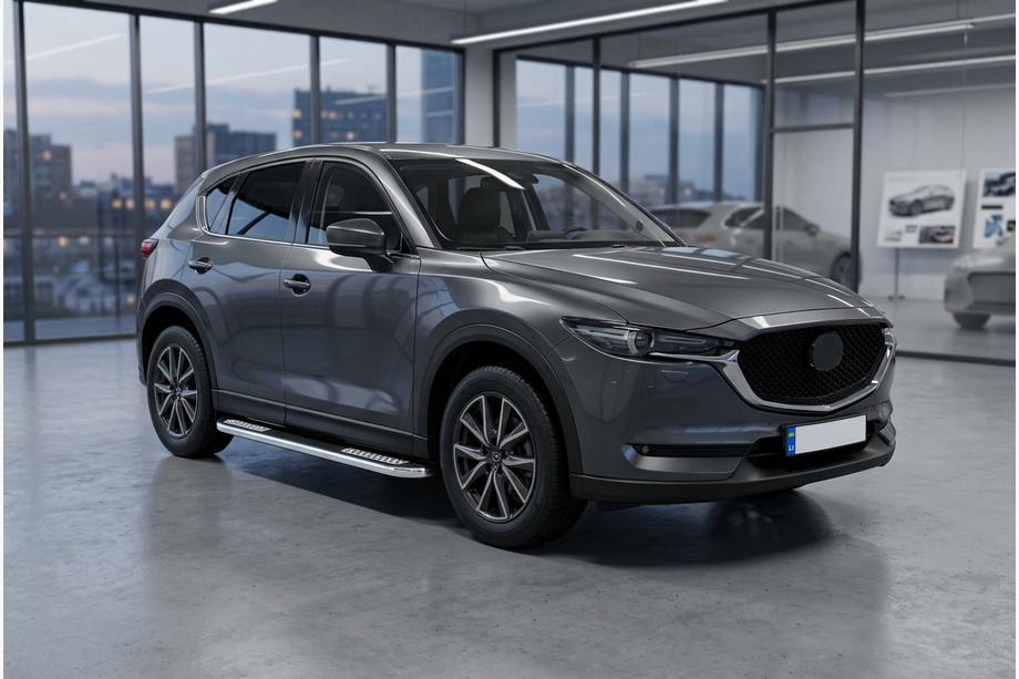 Mazda CX-5 2017–2025 Sidetrin Tayga V2 (2 stk., aluminium) Image