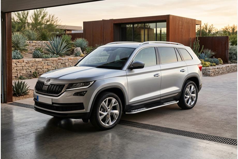 Skoda Kodiaq 2016–2023 Sidetrin Tayga V2 (2 stk., aluminium) Image