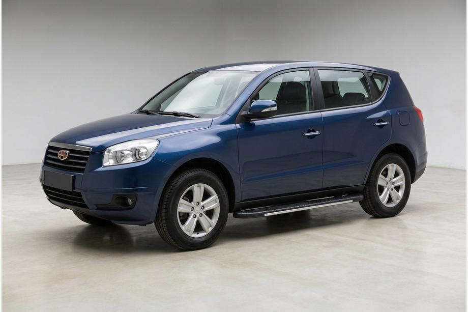 Geely Emgrand X7 2011– Sideskørter Bosphore Grey (2 stk., aluminium) Image
