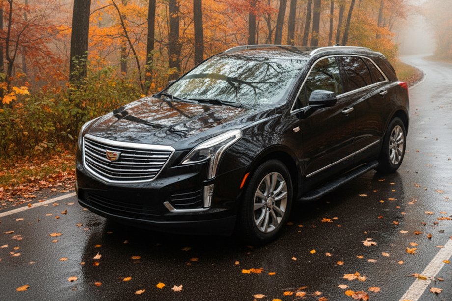 Cadillac XT5 2016– Sidetrin Bosphore Black (2 stk., aluminium) Image