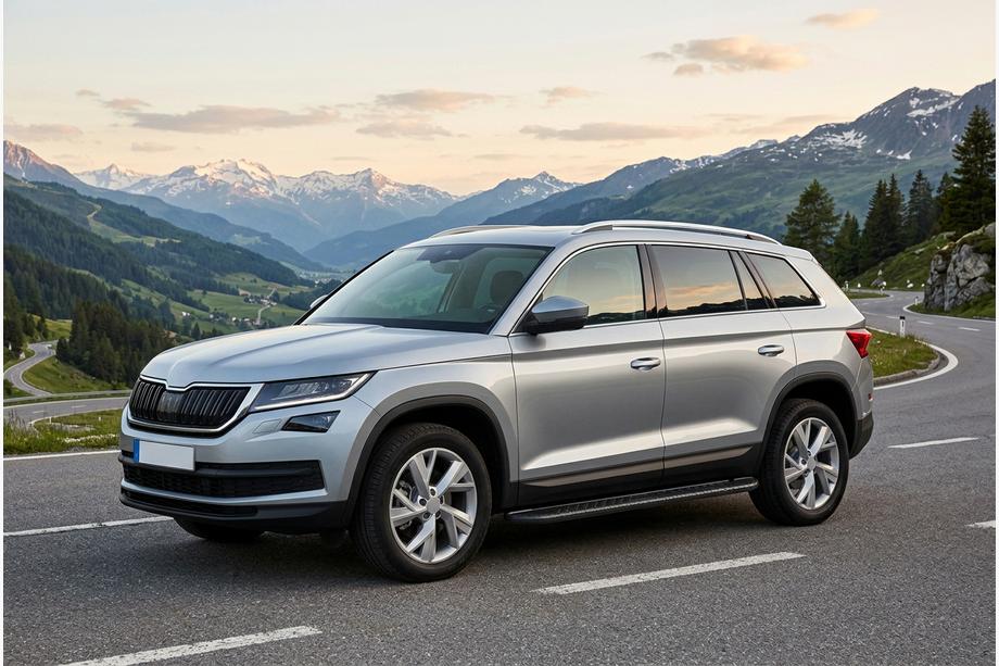 Skoda Kodiaq 2016–2023 Sidetrin Bosphore Black (2 stk., aluminium) Image