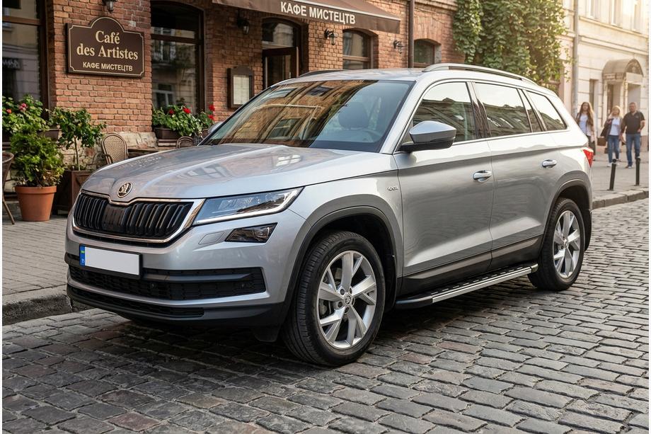Skoda Kodiaq 2016–2023 Duru sidetrin (2 stk., aluminium) Image