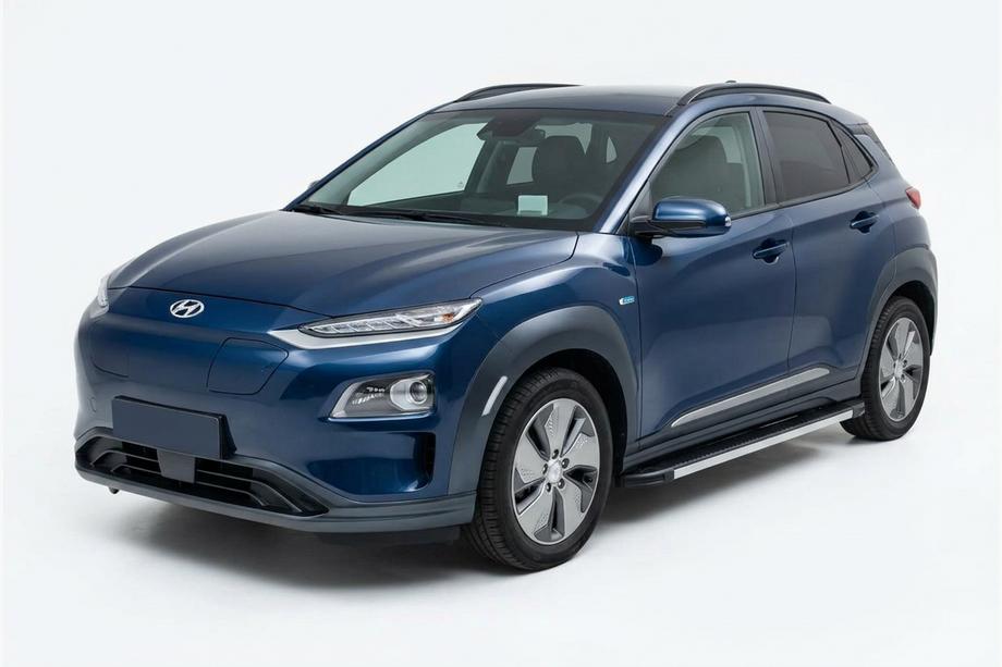 Hyundai Kona 2017–2023 Sidetrin Maya V1 (2 stk., aluminium) Image