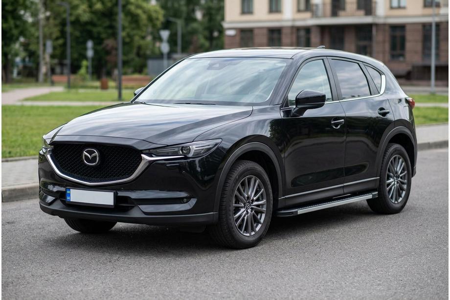 Mazda CX-5 2017–2025 Sidetrin Maya V1 (2 stk., aluminium) Image