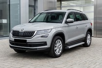Skoda Kodiaq 2016–2023 Sidetrin Maya V2 (2 stk., aluminium) foto 1