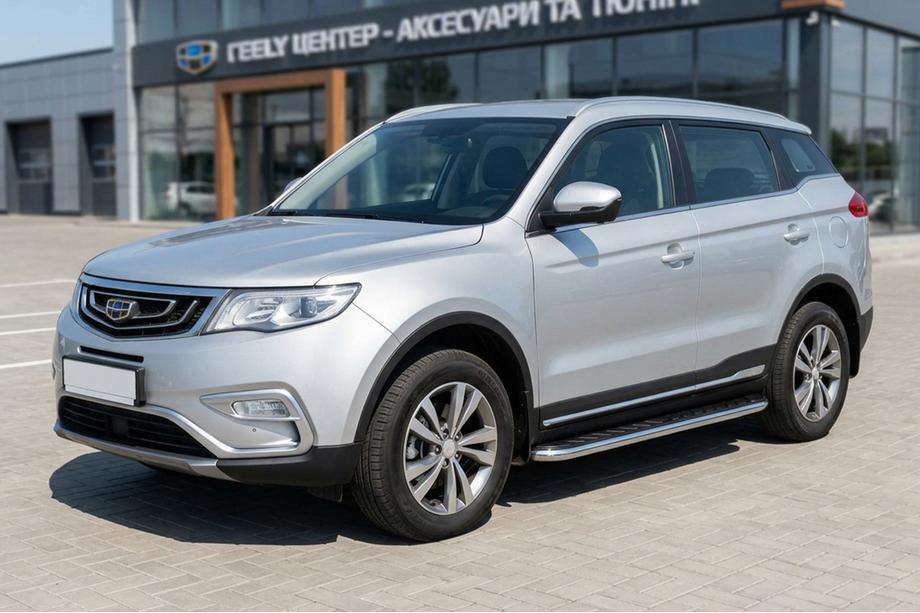 Geely Emgrand X7 2011– Sidestrin Maydos V1 (2 stk., aluminium) Image