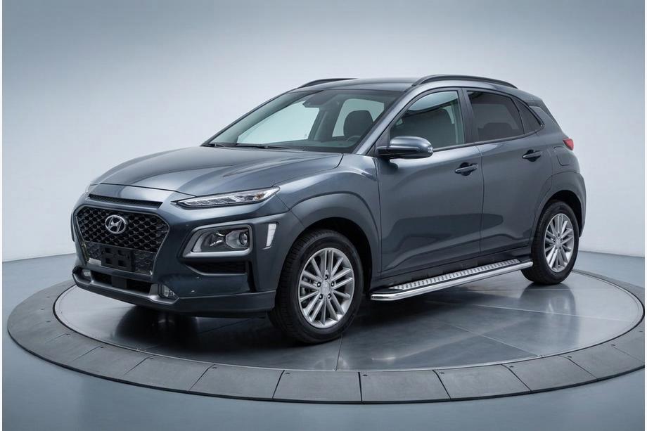 Hyundai Kona 2017–2023 Sidetrin Maydos V2 (2 stk., aluminium ↗ rustfrit stål) Image