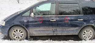 Seat Alhambra 1996–2010 Vindueslister (4 stk., rustfrit stål) foto 1