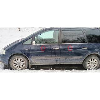 Vindueslister (4 stk., rustfrit stål) Seat Alhambra 1996–2010 foto 1