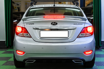 Hyundai Accent 2011–2017 Niken V2 spoiler (til lakering) foto 1