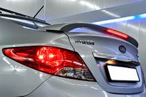 Hyundai Accent 2011–2017 Niken V2 spoiler (til lakering) foto 2