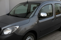 Mercedes Citan 2013–2021 Spejlkåber til sidespejle (2 stk., rustfrit stål) OmsaLine - italiensk rustfrit stål foto 1