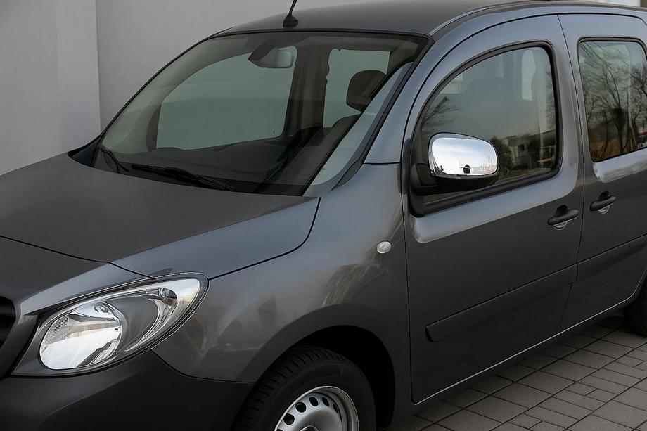 Mercedes Citan 2013–2021 Spejlkåber til sidespejle (2 stk., rustfrit stål) OmsaLine - italiensk rustfrit stål Image