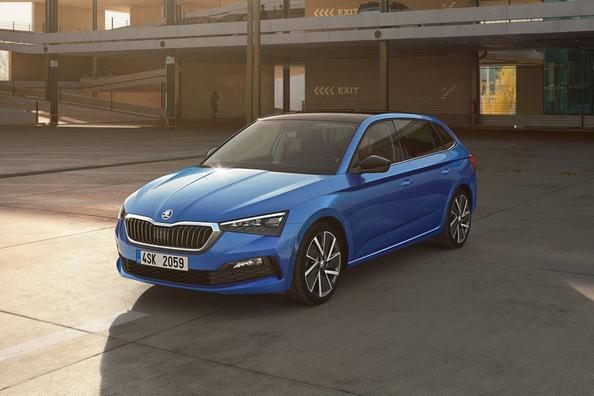 Ny hatchback Skoda Scala i firmaets modelprogram