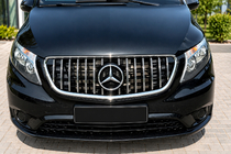 Mercedes Vito/V-klasse W447 2014– Frontgrill GT Panamericana Chrome (2014-2023 til Vito W447) foto 8