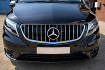 Mercedes Vito/V-klasse W447 2014– Frontgrill GT Panamericana Chrome (2014-2023 til Vito W447) foto 1