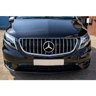 Frontgrill GT Panamericana Chrome (2014-2023 til Vito W447) Mercedes Vito/V-klasse W447 2014– foto 1