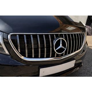 Frontgrill GT Panamericana Chrome (2014-2023 til Vito W447) Mercedes Vito/V-klasse W447 2014– foto 2