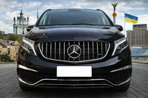 Mercedes Vito/V-klasse W447 2014– Frontgrill GT Panamericana krom (2014-2019 til V-class) foto 1