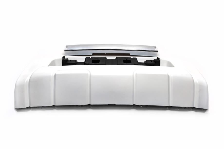 Toyota Land Cruiser 200 2007–2021 Frontlip 2012-2016 (EA-stil, uden nederste del) Sort farve Foto 2