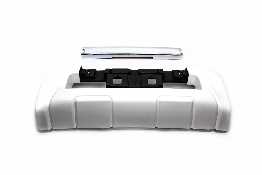 Toyota Land Cruiser 200 2007–2021 Frontlip 2012-2016 (EA-stil, uden nederste del) Sort farve Foto 4