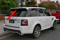 Range Rover Sport 2005–2013 Spoiler (til lakering) foto 1