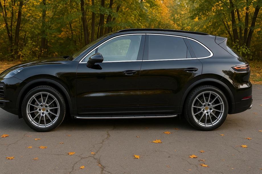 Porsche Cayenne 2018– Sidetrin (2 stk., aluminium) Image