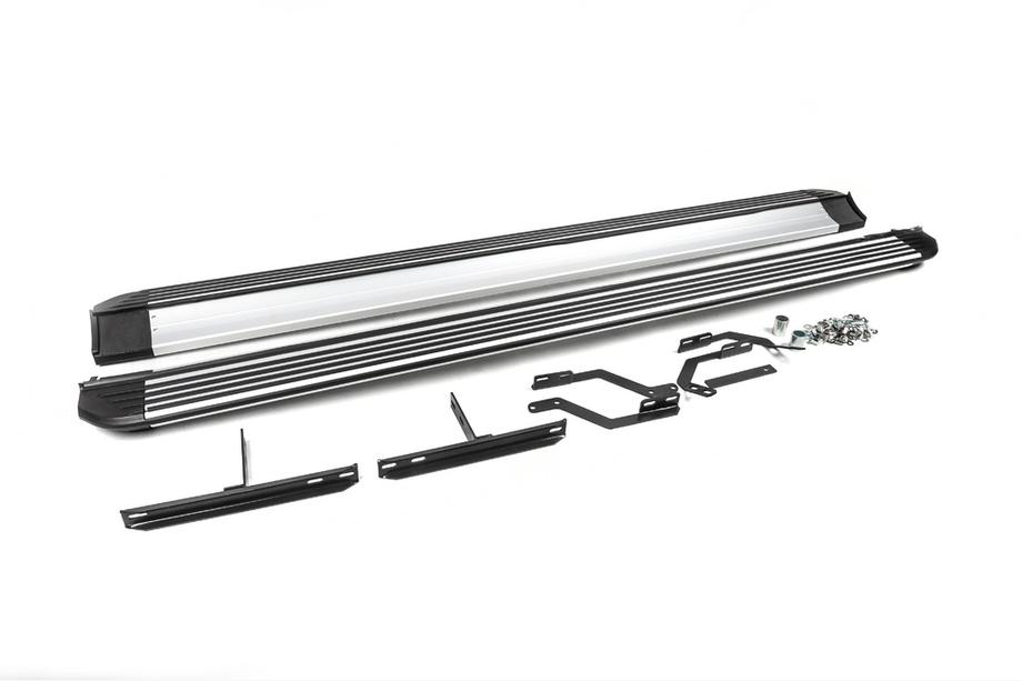 Volkswagen Touareg 2002–2010 OEM sidetrin (2 stk., aluminium) Image