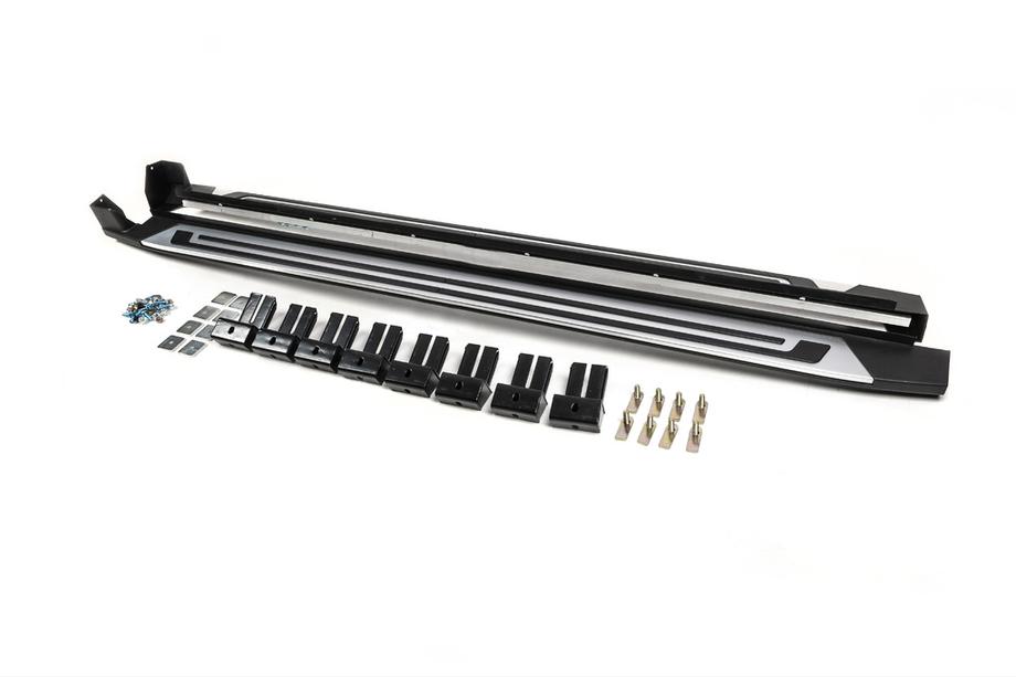 Volkswagen Tiguan 2016–2023 Sidetrin til OEM All Space (2 stk., aluminium) Foto 3