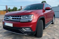 Volkswagen Atlas (Terramont) 2016– OEM sidetrin (2 stk., alu) foto 1
