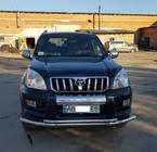 Toyota Land Cruiser Prado 120 2002–2009 Frontbøjle ST014 (rustfrit stål) 60/60 mm foto 2