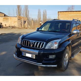 Frontbøjle ST014 (rustfrit stål) Toyota Land Cruiser Prado 120 2002–2009 foto 3