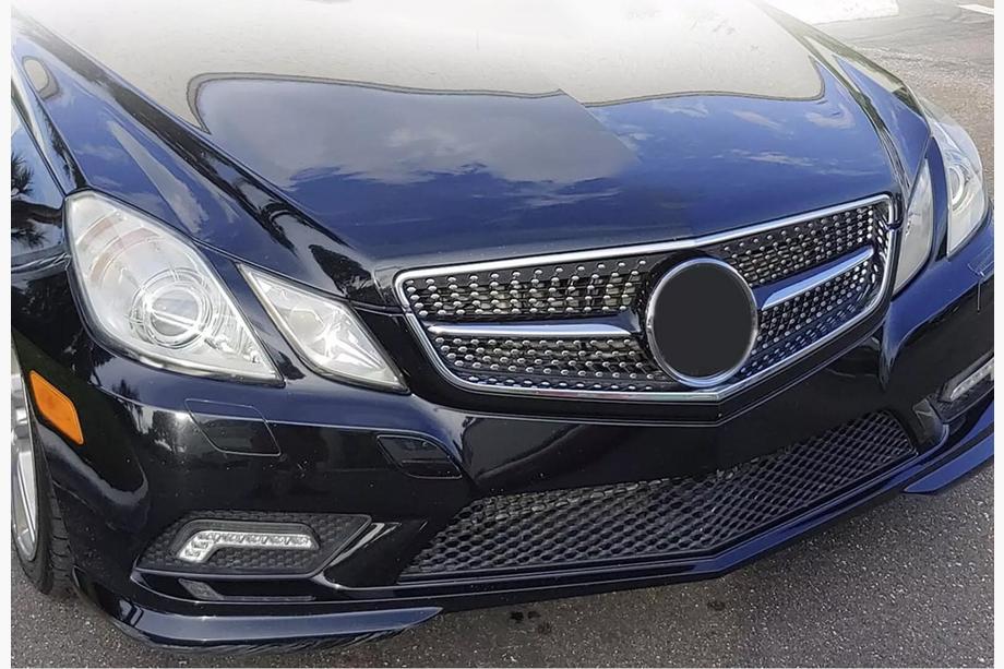 Mercedes E-class Coupé C207 2010–2017 Frontgrill (2009-2013, Diamond Silver) Foto 1