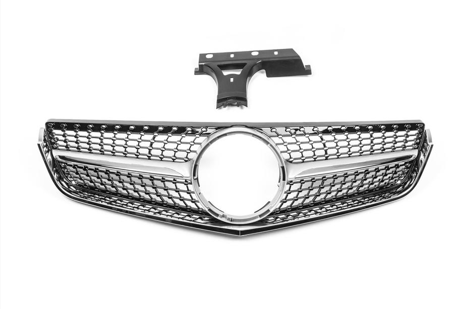 Mercedes E-class Coupé C207 2010–2017 Frontgrill (2009-2013, Diamond Silver) Foto 2