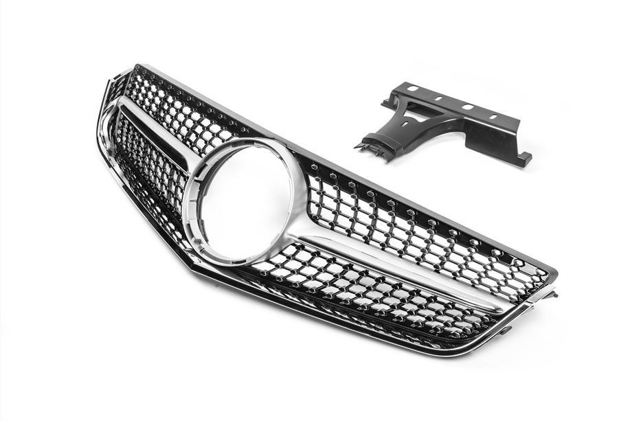 Mercedes E-class Coupé C207 2010–2017 Frontgrill (2009-2013, Diamond Silver) Foto 5