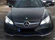 Mercedes E-class Coupé C207 2010–2017 Forreste kølergrill (2014-2016, Diamond Silver) foto 3