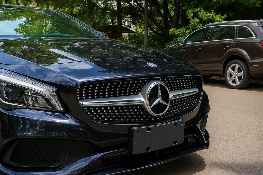 Mercedes CLA C117 2013–2019 Frontgrill (2013-2016, Diamond Silver) Image