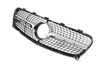 Mercedes GLA X156 2014–2019 Kølergrill Diamond Silver (2017-2019) foto 4