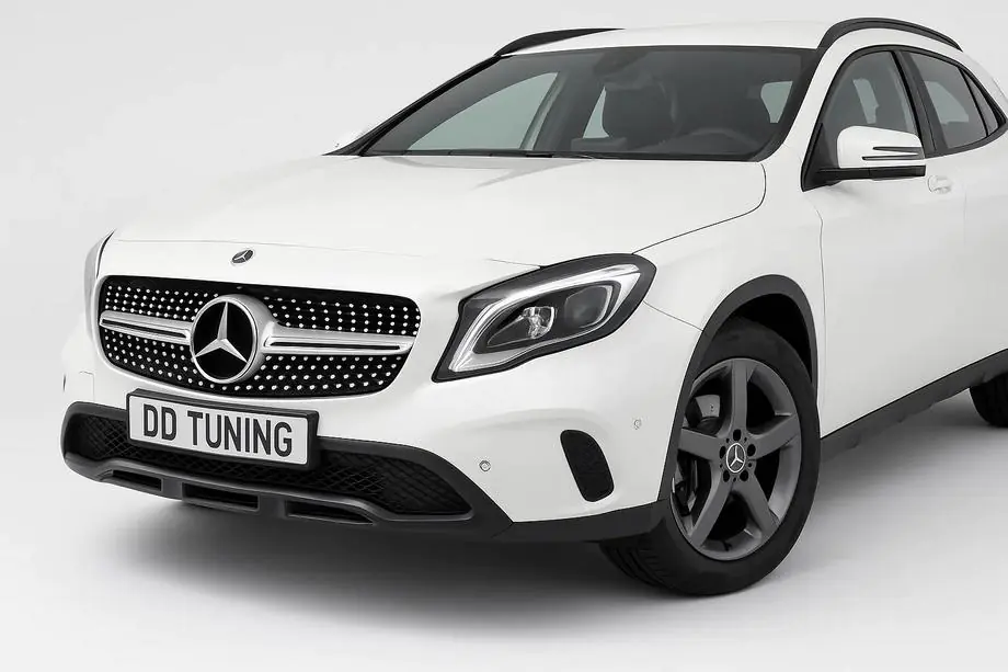 Mercedes GLA X156 2014–2019 Kølergrill Diamond Silver (2017-2019) Image