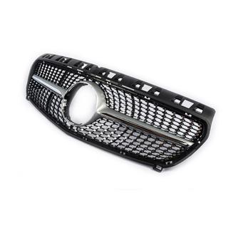 Frontgrill Diamond Silver (2012-2015) Mercedes A-Klasse W176 2012–2018 foto 3