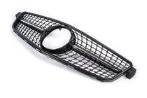 Mercedes C-class W204 2007–2015 Frontgrill Diamond Black foto 3