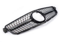 Mercedes C-class W204 2007–2015 Frontgrill Diamond Black foto 4