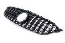 Mercedes C-klasse W205 2014–2021 Panamericana GT frontkølergrill (til Avantgarde/AMG-Line/C43 AMG) 2018+, med kamera foto 12