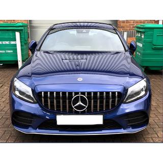 Panamericana GT frontkølergrill (til Avantgarde/AMG-Line/C43 AMG) Mercedes C-klasse W205 2014–2021 foto 2