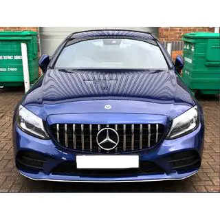 Panamericana GT frontkølergrill (til Avantgarde/AMG-Line/C43 AMG) foto 2