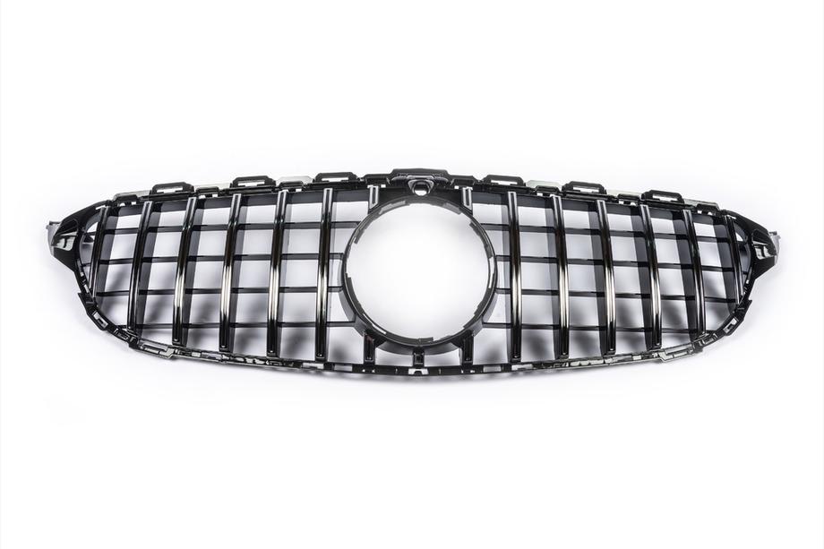 Mercedes C-klasse W205 2014–2021 Panamericana GT frontkølergrill (til Avantgarde/AMG-Line/C43 AMG) Foto 3