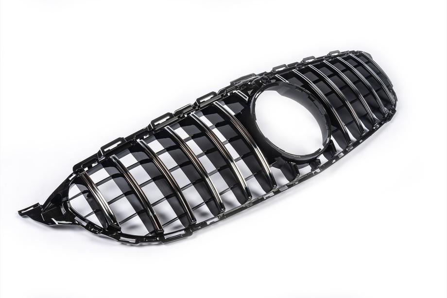 Mercedes C-klasse W205 2014–2021 Panamericana GT frontkølergrill (til Avantgarde/AMG-Line/C43 AMG) Foto 11
