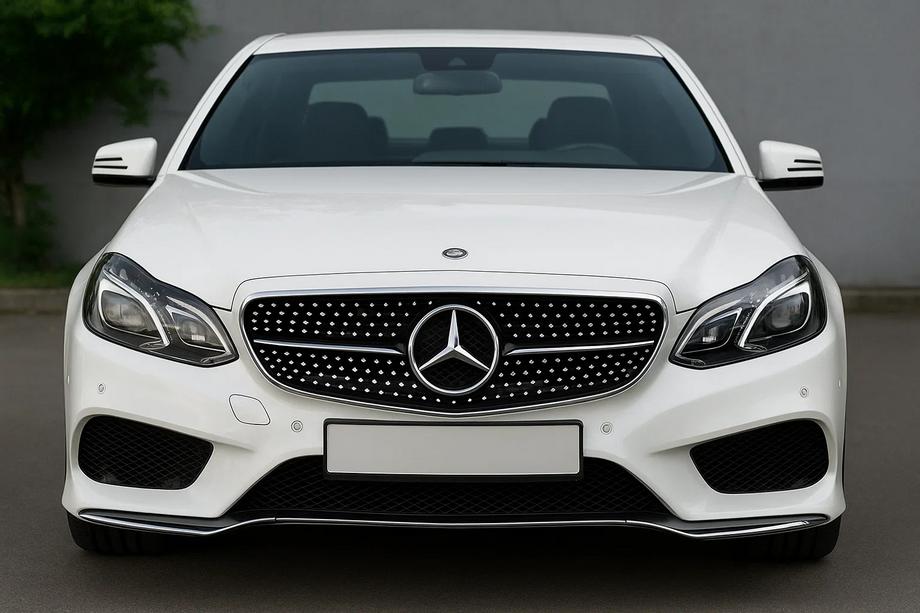 Mercedes E-class W212 2009–2016 Front kølergrill Diamond Black (til Avantgarde og AMG-Line, 2013-2016) Image