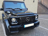 Mercedes G-Klasse W463 1990–2018 Frontgrill (GT, med kromlister) Hvid med kromlister foto 1